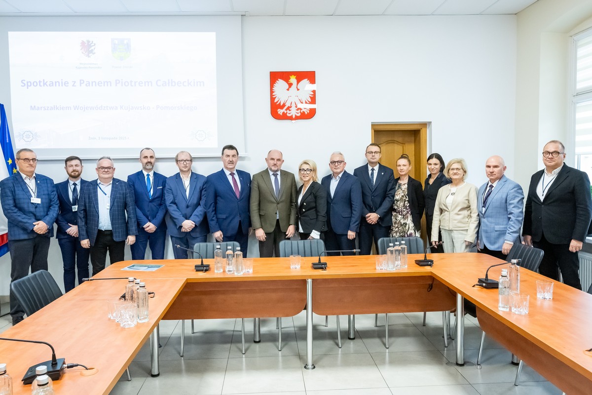 Spotkanie z samorządowcami powiatu żnińskiego, fot. Tomasz Czachorowski/eventphoto.com.pl dla UMWKP
